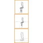 Montagearten der OMNI-706 omnidirektionalen 2.4/5 GHz Wi-Fi Antenne von Poynting