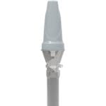 Front Ansicht der montierten OMNI-706 omnidirektionalen 2.4/5 GHz Wi-Fi Antenne von Poynting