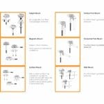 PUCK-V2 Serie Poynting kompakte Mobilfunkantenne Montagearten Montagearten der kompakten PUCK-V2 Mobilfunkantennen von Poynting